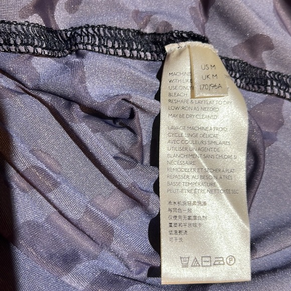 EUC Like New We The Free Burned Velvet Camo Oversize Blouse Size M - Picture 6 of 7